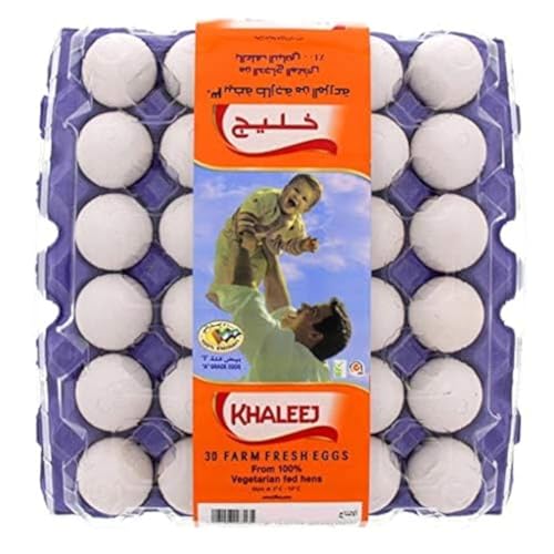 Khaleej White Eggs Large 30pcs