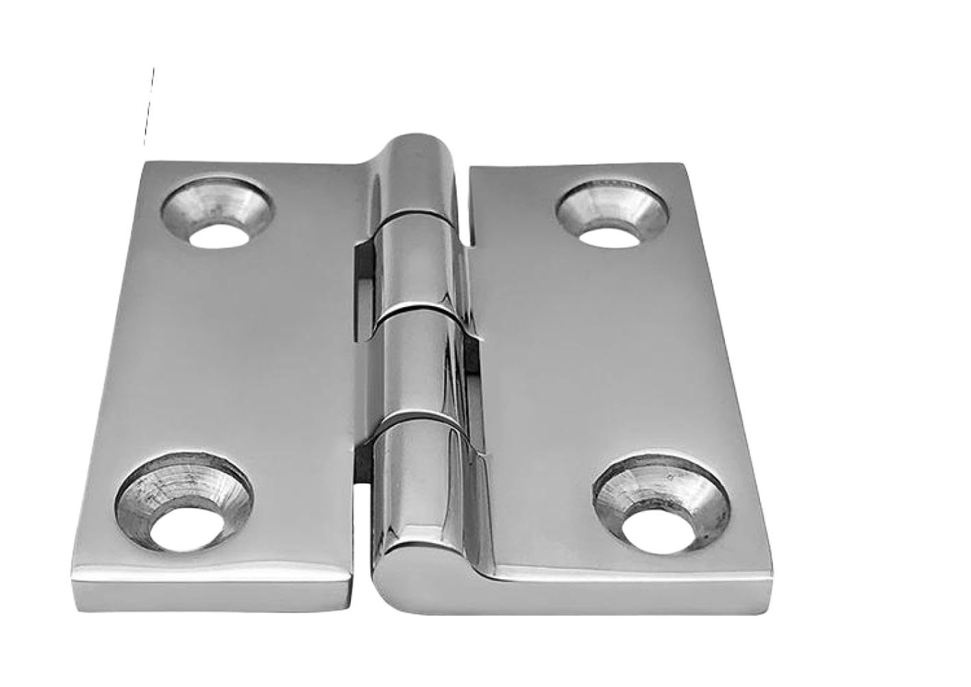 Ashnvkzwn 38X38mm Alastin 316 Stainless Steel Square Casting Hinge Industrial Metal Loose-Leaf Cabinet Glass Door Hinge(38X38mm)