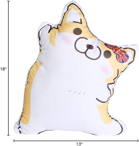 Miniatura 10 de Nayothecorgi Almohada Dancing Corgi  Peluche de malva corgi squish  Peluche multifuncional de algodón Corgi  Peluches lindos para niñas y niños para