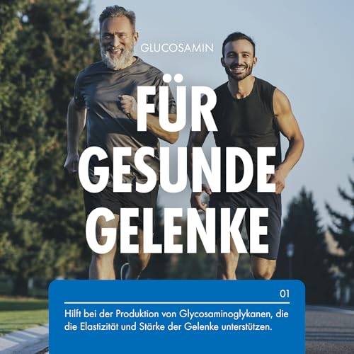 Incite Nutrition Hochwirksamer Glucosamin- und Chondroitin-Komplex mit MSM, Vitamin C, Ingwer, Hagebutte und Kurkuma, Nahrungsergänzungsmittel für die, 120 Stück (1er-Pack)
