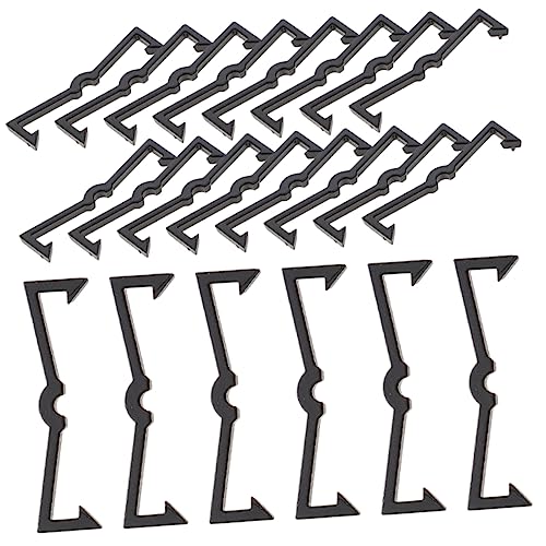 Unomor Pegboard Hook Locks 50pcs Retainer Clips Peg Board Hooks Locking Clip Garage Storage Accessories