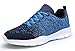 Produktbild KOUDYEN Laufschuhe Atmungsaktiv Turnschuhe Schnürer Sportschuhe Sneaker für Herren Damen, 40 EU, Blau