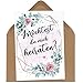 OWLBOOK Willst du mich heiraten rosa Blumenkranz Puzzle mit Brief-Umschlag Geschenke Geschenkideen als Heiratsantrag zur Hochzeit & Verlobung