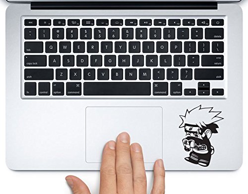 Chibi Kakashi Reading Naruto Printed Trackpad Clear Vinyl Decal Sticker Compatible with Apple MacBook Pro Air 11