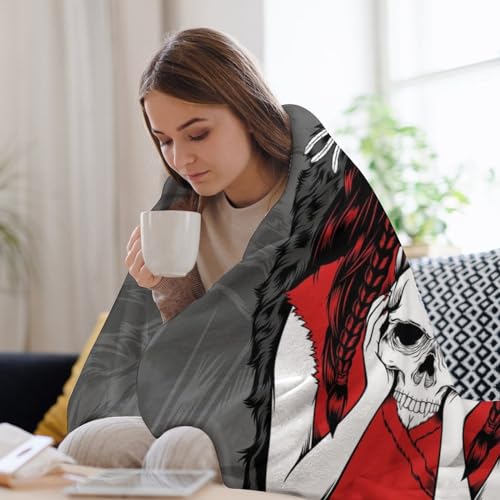 Couverture flanelle contre le froid jeté de canapé doux hivers - 8