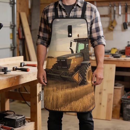 Delantal multiusos de trabajo con 8 bolsillos para hombres miniatura 5