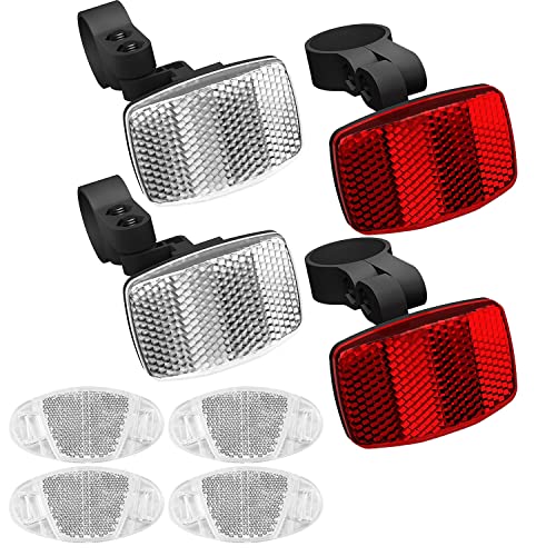 TIARH Reflektoren für Fahrrad, Katzenaugen, 8 Stück, starke Reflexionsfunktion und gute Sichtbarkeit für hohe Sicherheit Cover