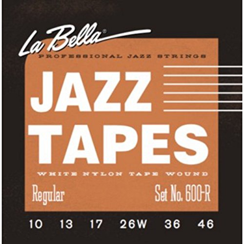 La Bella Jazz Tapes 600R Wh.Nylon Reg. - Les Beatles, Paul McCartney, John Lennon, RIngo Starr, George Harrison La Bella Jazz Tapes 600R Wh.Nylon Reg.