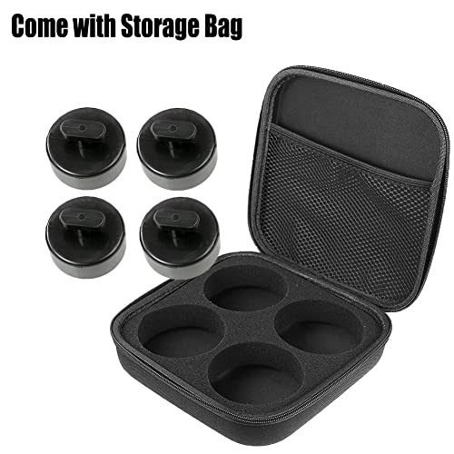 Image of 4 Pcs Jack Pad, Rubber Jacking Lift Puck, Lift Point Adapter for Chevrolet Corvette C5 C6 C7 GS Z, with Storage Bag