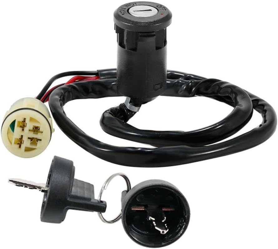 Motorcycle Ignition Key Switch Lock Kit 1998 1999 2000 2001 Compatible with Automotive Motorcycle Parts TRX450S TRX450ES TRX450ESA TRX450SA for Part Number 35100-HN0-A02