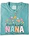 Personalized Grandma Shirt Floral Blessed to Be Called Grandma T-Shirt Custom Kids Names Shirts Gigi Mama Gifts Mother's Day