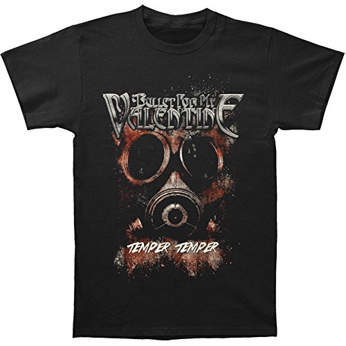 Bravado - T-shirt Homme - Bullet For My Valentine - Gas Mask, Noir (Black), FR : L (Taille fabricant : Large)