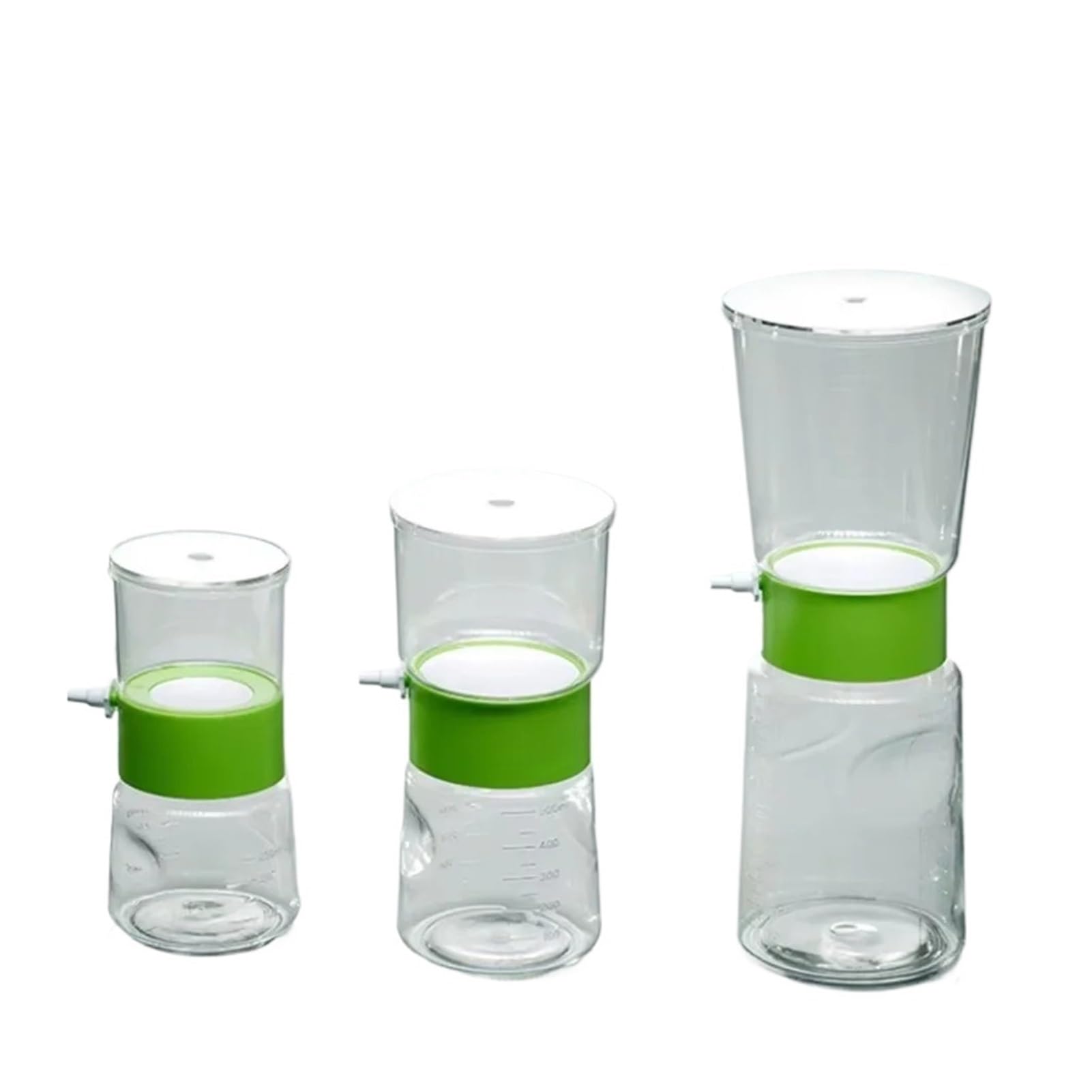 filtración al vacío con tapón de botella estéril 12 unidades de membrana de PVDF hidrofílica estéril de 0,22/0,45 μm for filtración al vacío en la parte superior de botellas(1000ml 0.45um 12pk)