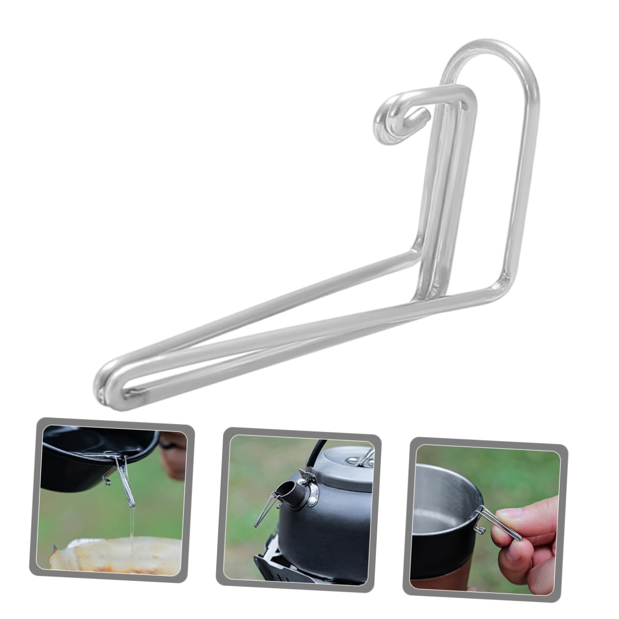 NAMOARLY Multi-functional Camping Tea Pot Water Guide Frame Portable Drip Spout Wire Nozzle for Coffee
