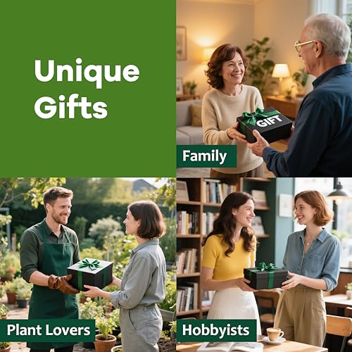 LUOJIBIE Bonsai Tree Kit for Beginners - Unique Gifts for Women, Crafts for Adults, for Women & Men,Complete Indoor Plant Kit,Easy House Plant — view 5