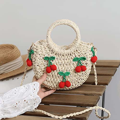 Sac de paille cerise mignon, le cadeau d'anniversaire idéal - 3