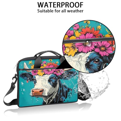 Bolsa para laptop con flores para portátil 15 pulgadas miniatura 4