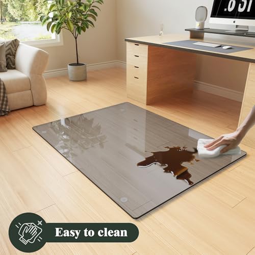 Image of Koonmi 36 inch x 55 inch Office Chair Mat for Hardwood Floors & Carpets