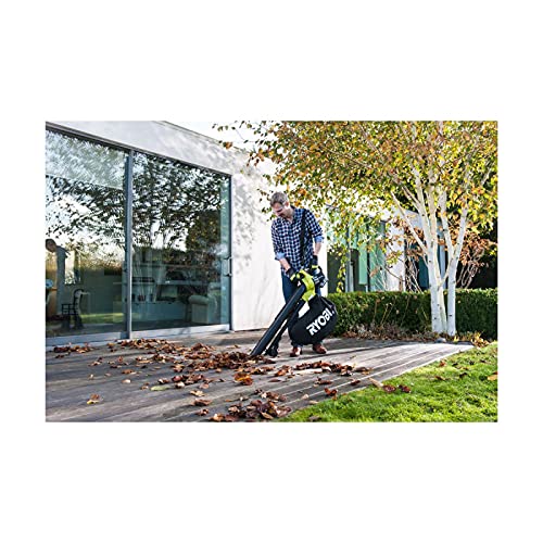 Pack RYOBI Souffleur aspiro-broyeur 18V One+ Brushless OBV18-1 Batterie 5.0Ah - 1 Chargeur Rapide 2.0Ah RC18120-150