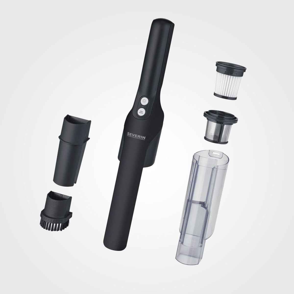 Aspirapolvere Portatile Senza Fili - Severin Hv9589 - 120 W - 30 Min - 200 Ml - 2 Livelli Di Potenza - Nero