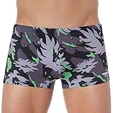 Diesel Herren Men's Hero Lycra Camoleaf Trunk Swim Badehose, Schwarz-Camo, XX-Large