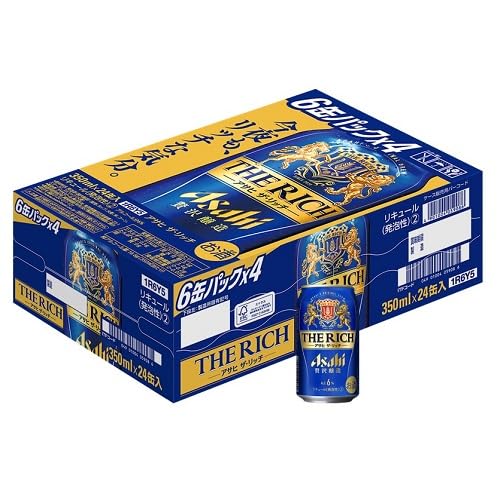 Amazon.co.jp: アサヒ ザ・リッチ350mlケース(24缶入) : 食品・飲料・お酒