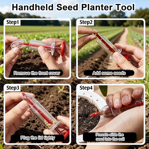 Set de 12 Herramientas para Plantar Semillas Manual miniatura 6