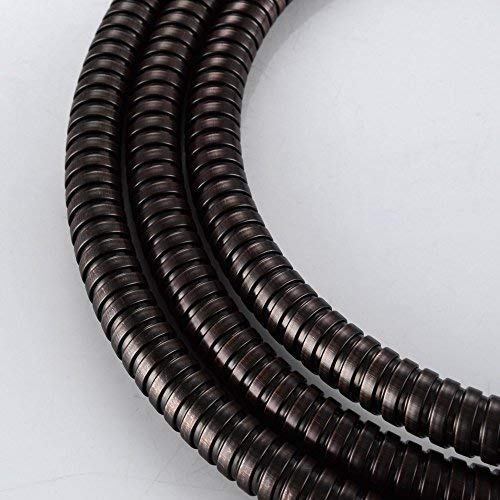 TRIPHIL Kink-free Shower Hoses Extra-long for Handheld Showerhead Hose Replacement Flexible Metal Shower Tube Extension Anti-twist 2 Brass Connectors Stainless Steel Sleeve Oil Rubbed Bronze 71 Inch