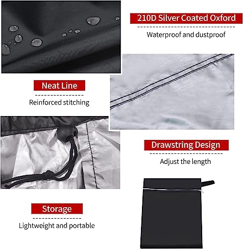 image for oweite 8ft Billiard Pool Table Cover, Waterproof&Tearproof Cover for P