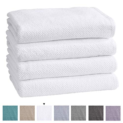 Great Bay Home 100% Cotton Quick-Dry Bath Towel Set (30 x 52 inches)