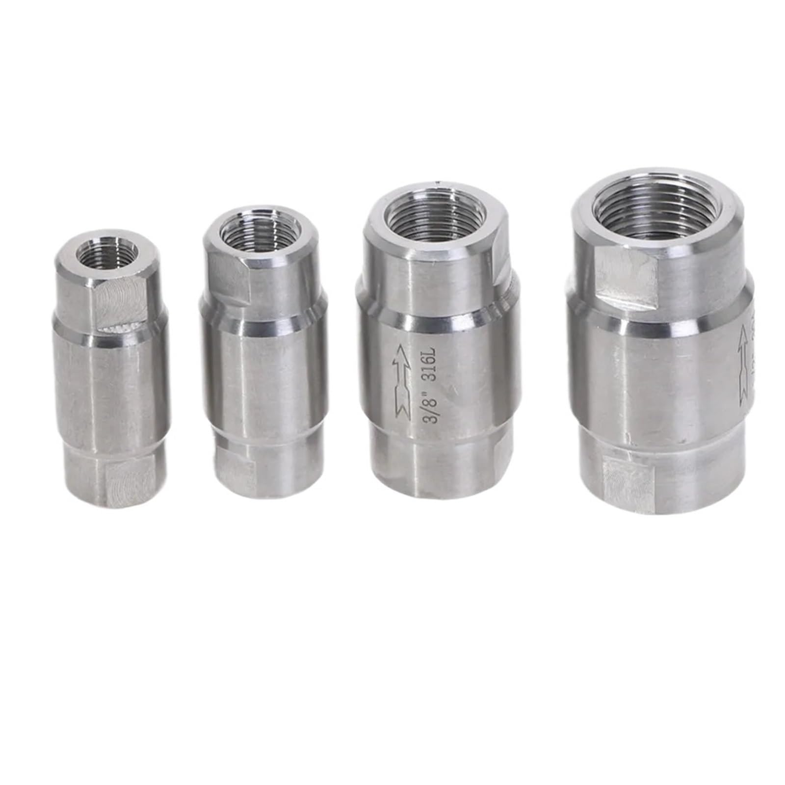 Uyzndkvsi 1 304 Stainless Steel Check Valves -Way Valve(1")