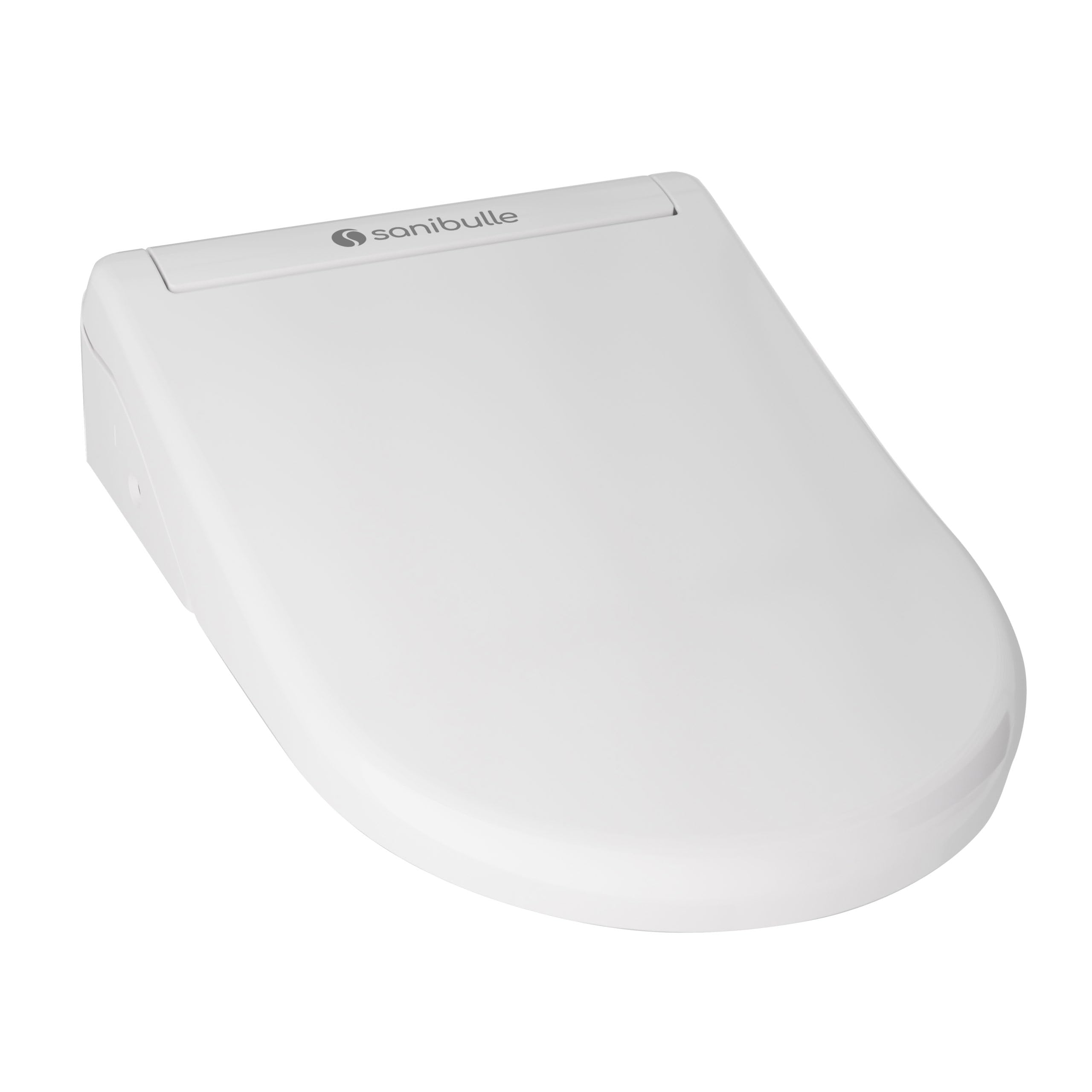 Marque Française - Abattant WC Japonais Q-NET - Garantie 3 Ans - Lunette Lavante, Séchante et Chauffante avec Télécommande - Universel 95% des WC