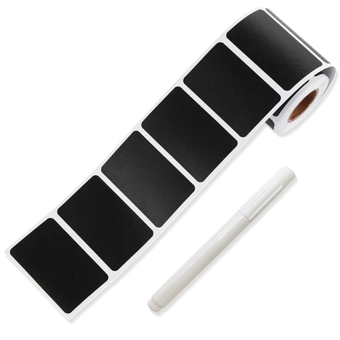 étiquettes DIY Créatives Étiquettes Autocollantes Tableau Noir 144pcs - Réutilisables, Effaçables - Pour Bocaux, Organisation étiquettes Effaçables Cuisine