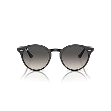 Ray-Ban ROUND RB 2180 Black/Grey Shades 51/21/150 Mens Sunglasses, Black/Grey Shades, 51/21/150