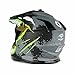 Orthrus Greyhound Off-Road Helmet: Ultimate Safety and Performance for Adult ATV, Motorcross, Dirt Bike, and Snowmobile Enthusiasts - Devour Yellow (Size S)