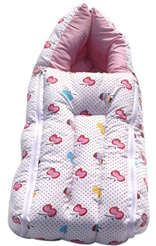 Amardeep and Co Baby Sleeping Bag Cum Baby Carry Bag (Pink) - CT-VWA5-BF45