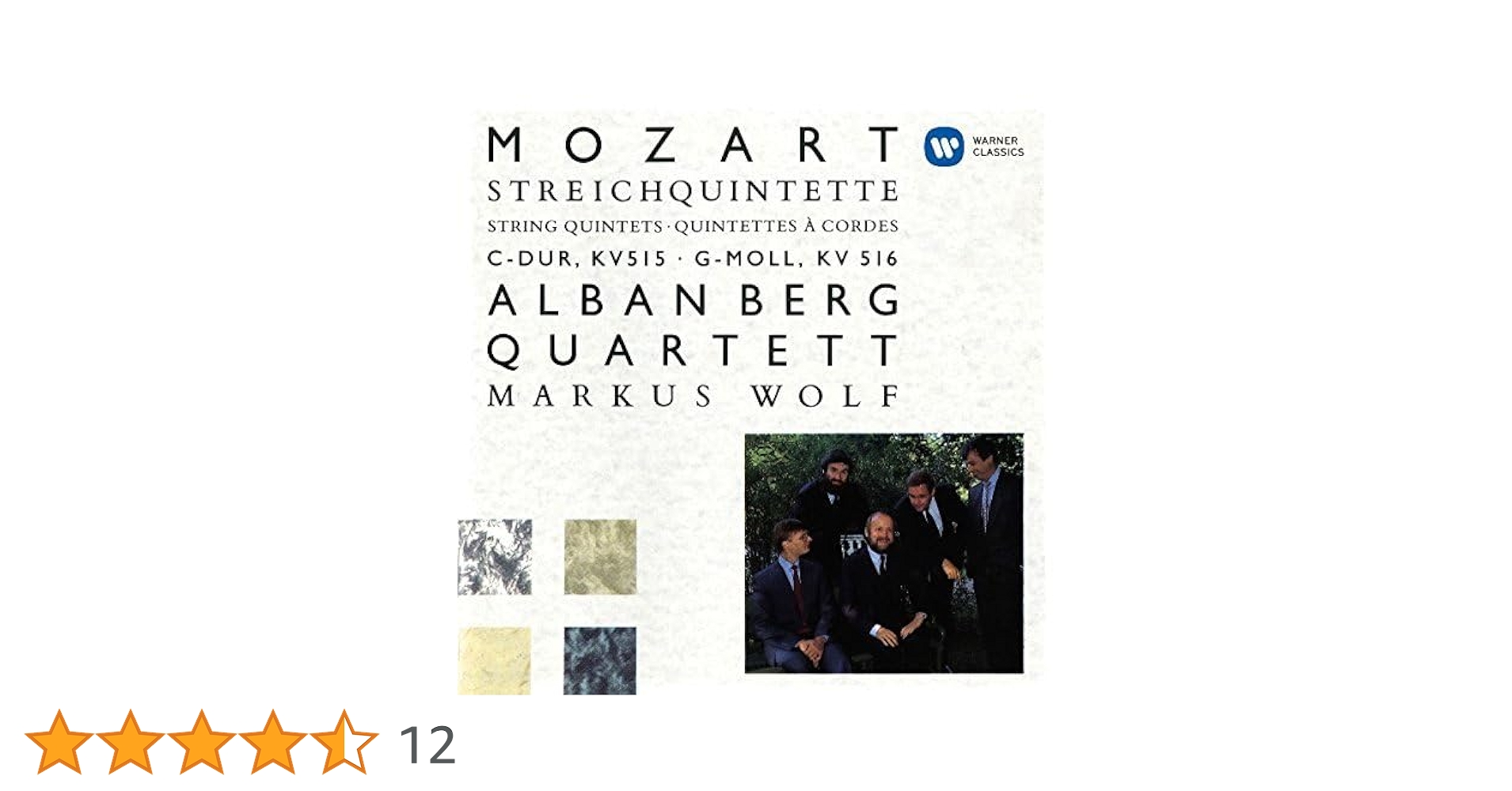 Amazon.co.jp: モーツァルト:弦楽五重奏曲第3番、第4番(UHQCD