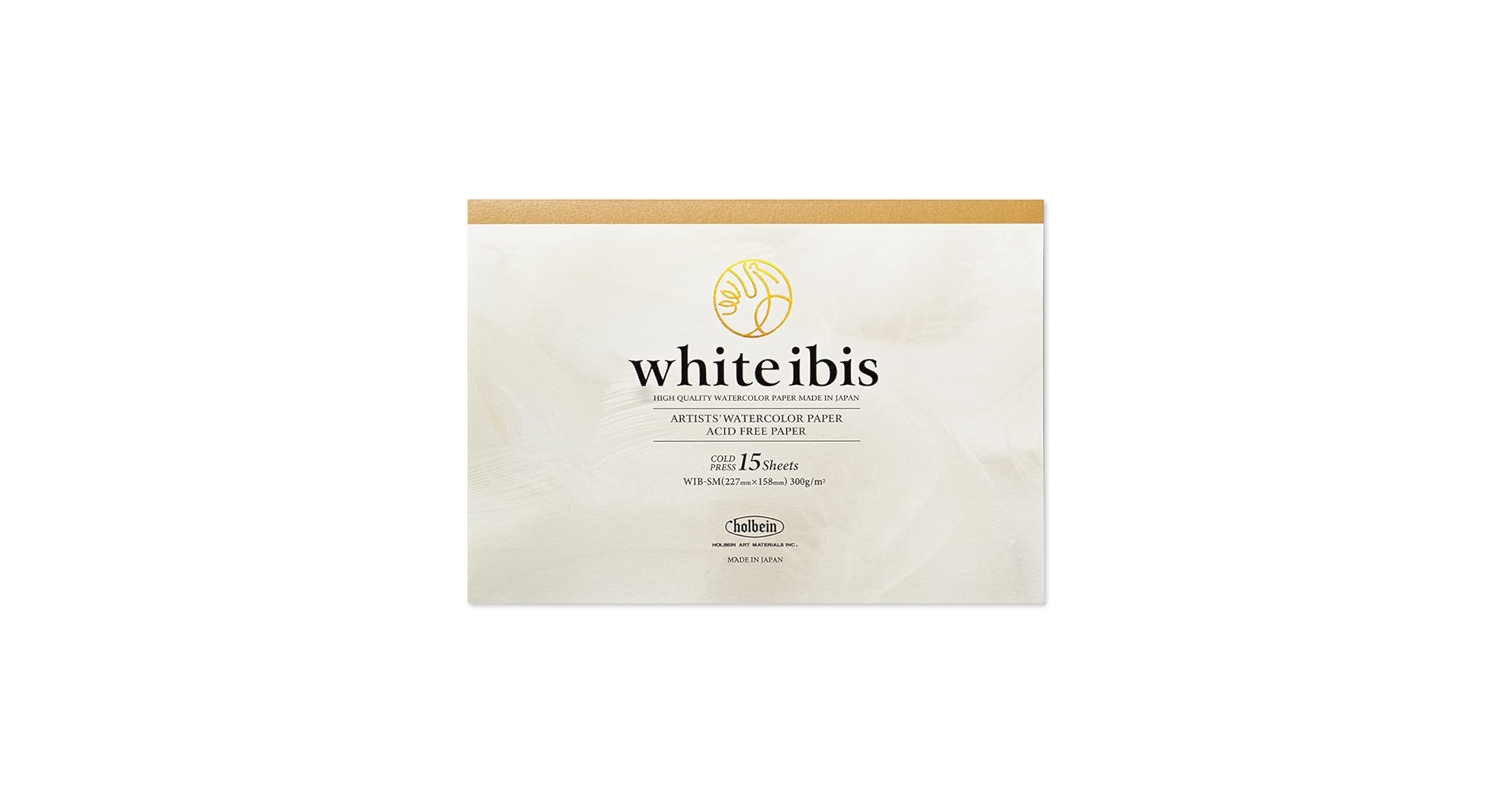 Amazon.co.jp: ホルベイン ホワイトアイビス水彩紙 WIB-SM 中目