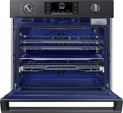 Image of Samsung Appliance NV51K7770SG 30 inch 5.1 cu. ft. Total Capacity Electric Single Wall Oven with Top Broiler, in Black Stainless Steel