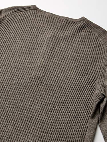 John Varvatos Men's Provo Ls Cotton Yak Henley with Rib Back Panel4