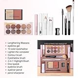 All in One Makeup Kit, Make Up Gift Set for Women, Full Set 11pcs Includes Eyeshadow Palette Mascara Lipstick Blushers Brow Pencil for for Teenager Girls, Essential Cosmetic Bundle for Daily Use - Image 2