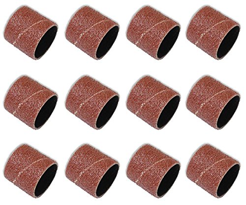 DYNAMIC 12 Piece Sanding Sleeve Set with Coarse Grit | Ideal for Smoothing Rough Areas | ¾