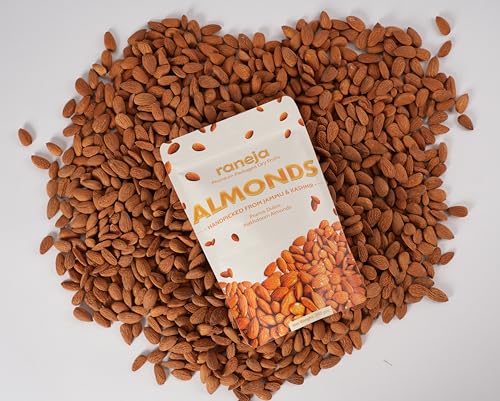 Image of Raneja Pure California Almonds 1kg | Whole Badam Giri, 100% Natural Real Nuts & Dry Fruits, Freshly Cleaned and Cleared, High in Fiber, Badam Giri, Rich in Protein, Magnesium, Phosphorus and Dietary Fibre