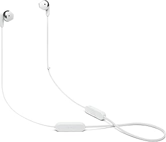TUNE 215BT - Wireless earbud headphones with Bluetooth 5.0, built-in microphone, and 16 hour battery life, in white