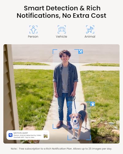 Smart Video Doorbell with Hardwired Connection