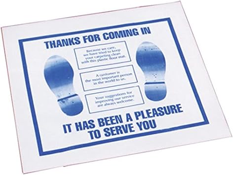 John Dow Industries FM-3-H Plastic Disposable Floor Mat Roll/500