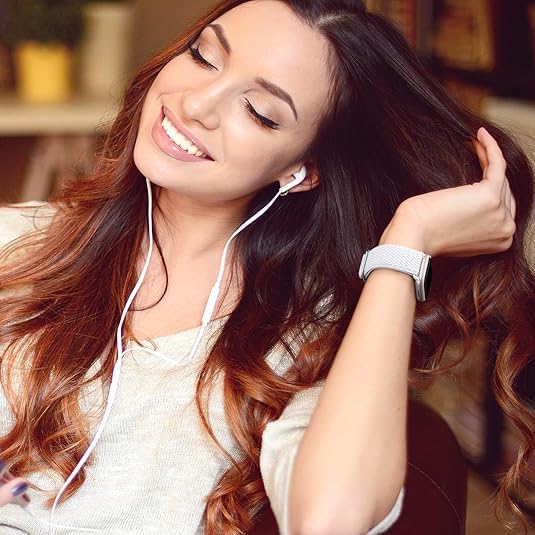 Compatible for Mingdaln P90 /Tikland T60 T68 P98 Smart Watch Bands, Nylon Stretch Watch Strap Fabric Breathable Adjustable Wristband（Not Fit for Mingdaln G28 G20 - Image 7