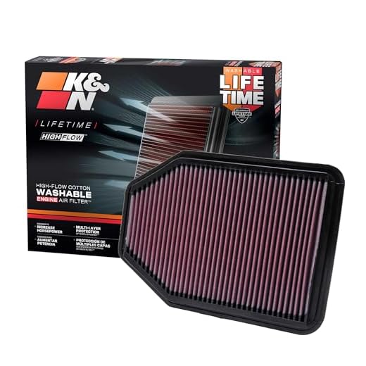 K&N Engine Air Filter: Increase Power & Towing, Washable, Premium, Replacement Air Filter: Compatible with 2007-2018 Jeep Wrangler V6 3.6L, 33-2364