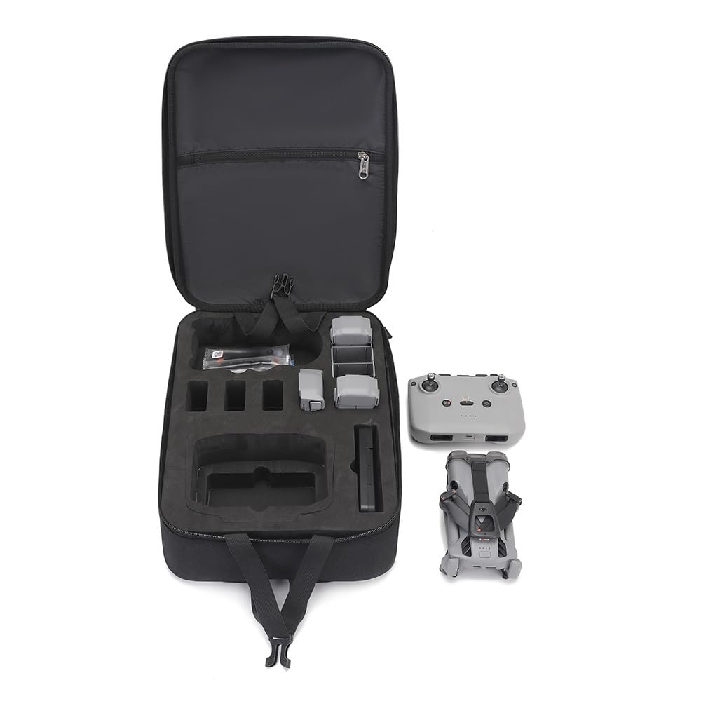 Sac à dos de transport pour DJI Mini 5 Pro, sac de rangement de voyage, sac à bandoulière, coque de protection en EVA, boîte de rangement portable pour accessoires Mini 5 Pro, 36 x 26,5 x 11,5 cm