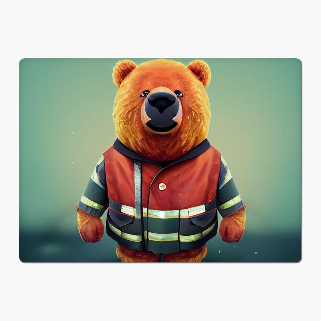 Bear Graphic Car Magnet 2 PCS - Funny Design Car Magnet - Illustration Sticker